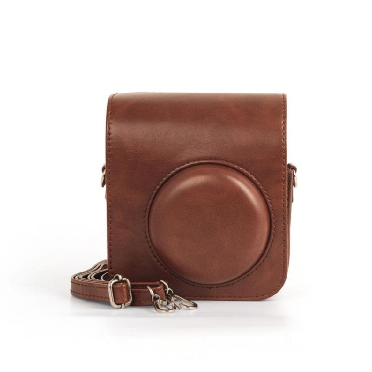 PU Leather Camera Case Bag Protective Cover for Mini 12 Instants Camera Case with Removable Straps
