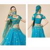 Mesh Belly Dance Headscarf Dance Performance Accessories Indian Dance Headdress Performance Prop