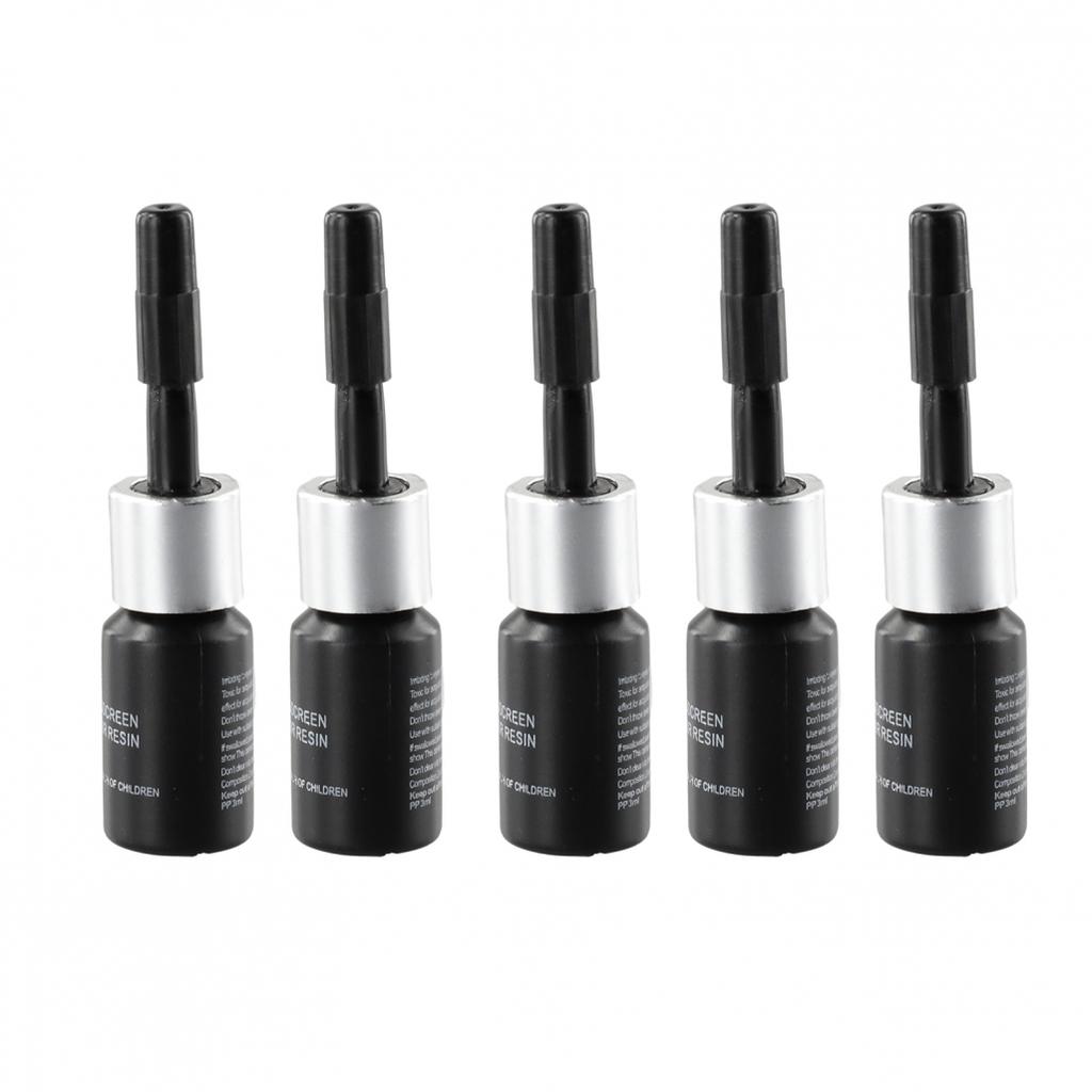 Black Glass Repair Fluid Reusable Windscreen 5 Pcs