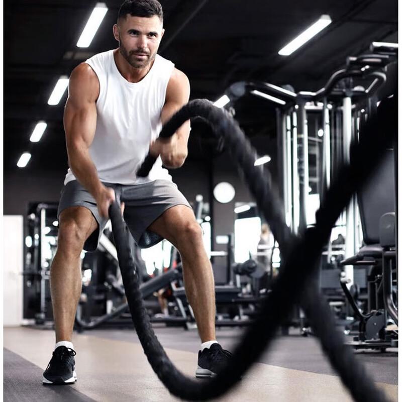 OLOMM Battle Rope for Home Fitness