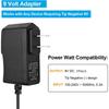 9V AC/for DC Power Adapter, UL Listed for DC Power Supply Cord Adapter 5.5x2.1mm Center Positive for DC Jack 6.6ft with
