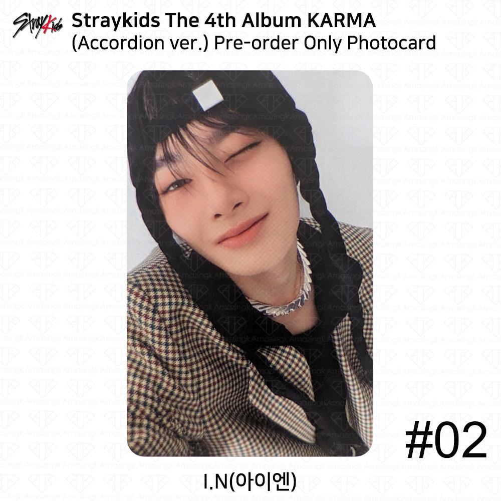 Stray Kids 4. Album Karma wersja Akordeon Oficjalna Fotokarta