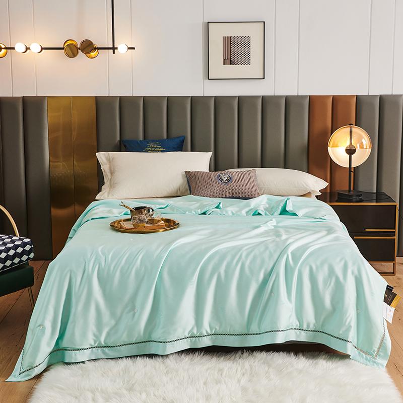 

Высококачественное шелковое одеяло из тутового шелка для лета, лиоцелловая ткань, одеяло с наполнителем из 100% шелка для двуспальной кровати, мягкие шелковистые прохладные одеяла 200x230 200x230cm
