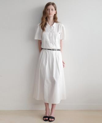 LENAV Cotton Kara Blouse Skirt Set