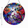 2D Flat Sun Catcher Bird Wind Chime Ornament Present Acrylic Wall Decoration  Home Window