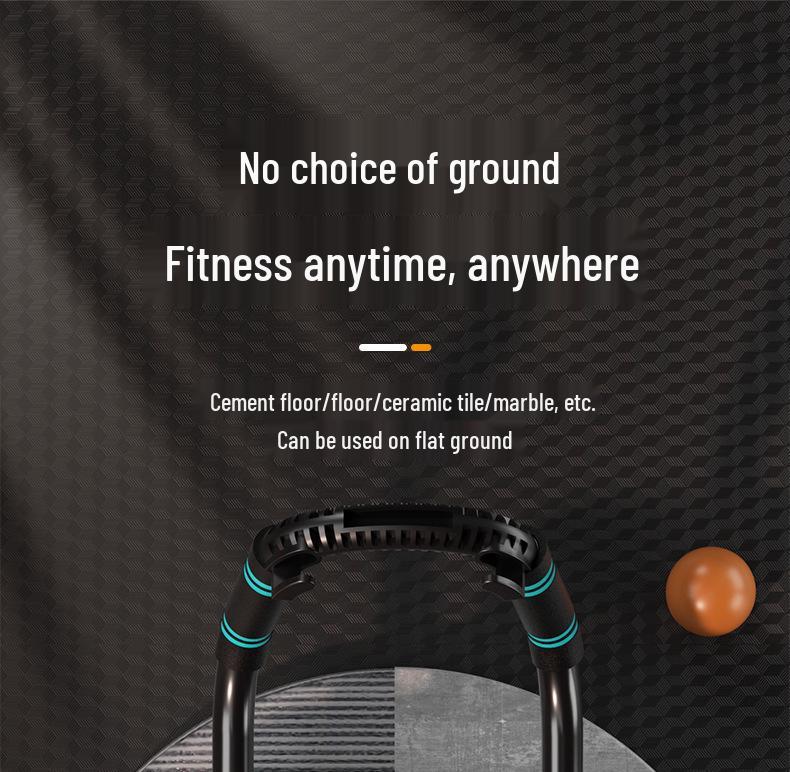 Six-Elbow Support Ab Roller: Automatic Rebound 4-Wheel Fitness Equipment for Men's Abs and Belly Exercise.
