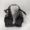 Premium Leather Western black Trail Horse Saddle Black Bag for Horse Trail Riding Saddle Bag.