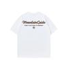 Summer Fashion Heavyweight Retro Men's English Letters 100% Cotton Printed Round Neck High-quality Casual Fitness Street T-shirt