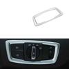 Fit For BMW X2 2018 2019-2021 F39 Matte Silver 1X Trim Headlight Switch Control