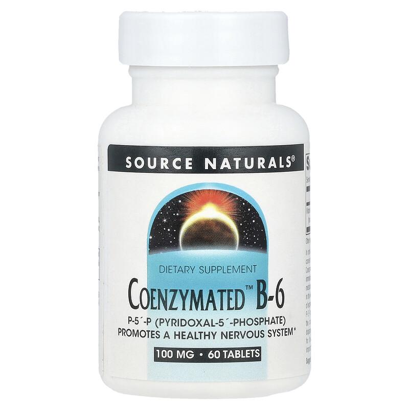 Coenzymated™ B-6, 100 mg, 60 Tablets