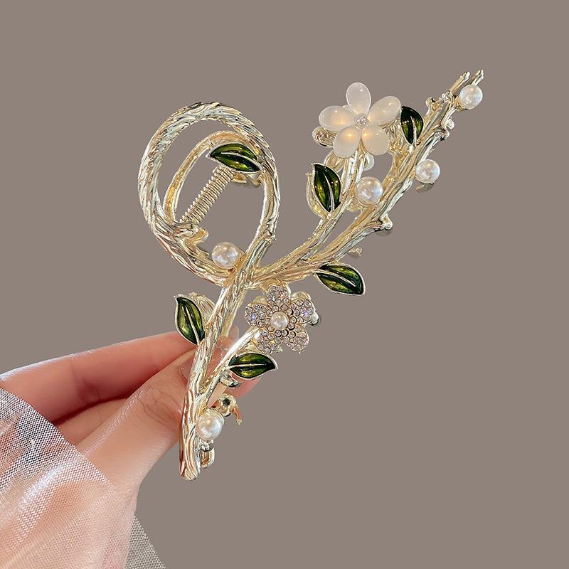 2023, noi, gheare de păr cu flori de epocă, agrafe de păr din coadă de cal, agrafe de păr pentru fete, accesorii de păr, accesorii pentru cap