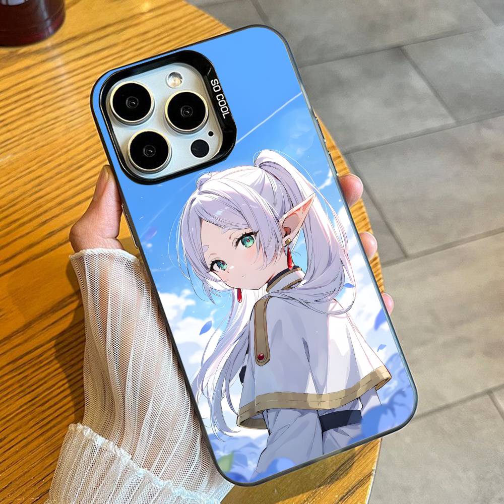 

Old Hag F-Frieren the Slayer Phone Case For iPhone 16 17 15 14 12 13 Pro Max Black Candy Matte Shockproof Cover iPhone11PROMAX