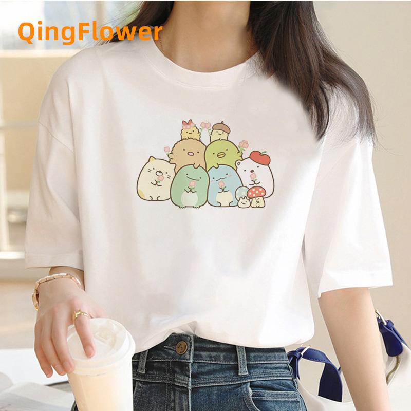 Sumikko Gurashi t shirt Unisex designer streetwear tshirts boy funny clothing S