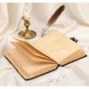 Cat Moon Leather Journal: Vintage Look Grimoire Book of Shadows