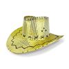 Sequined Western Cowboy Hats for Festivals Parties and Carnivals Sparkling Design Lightweight Practical Polyester Hat
