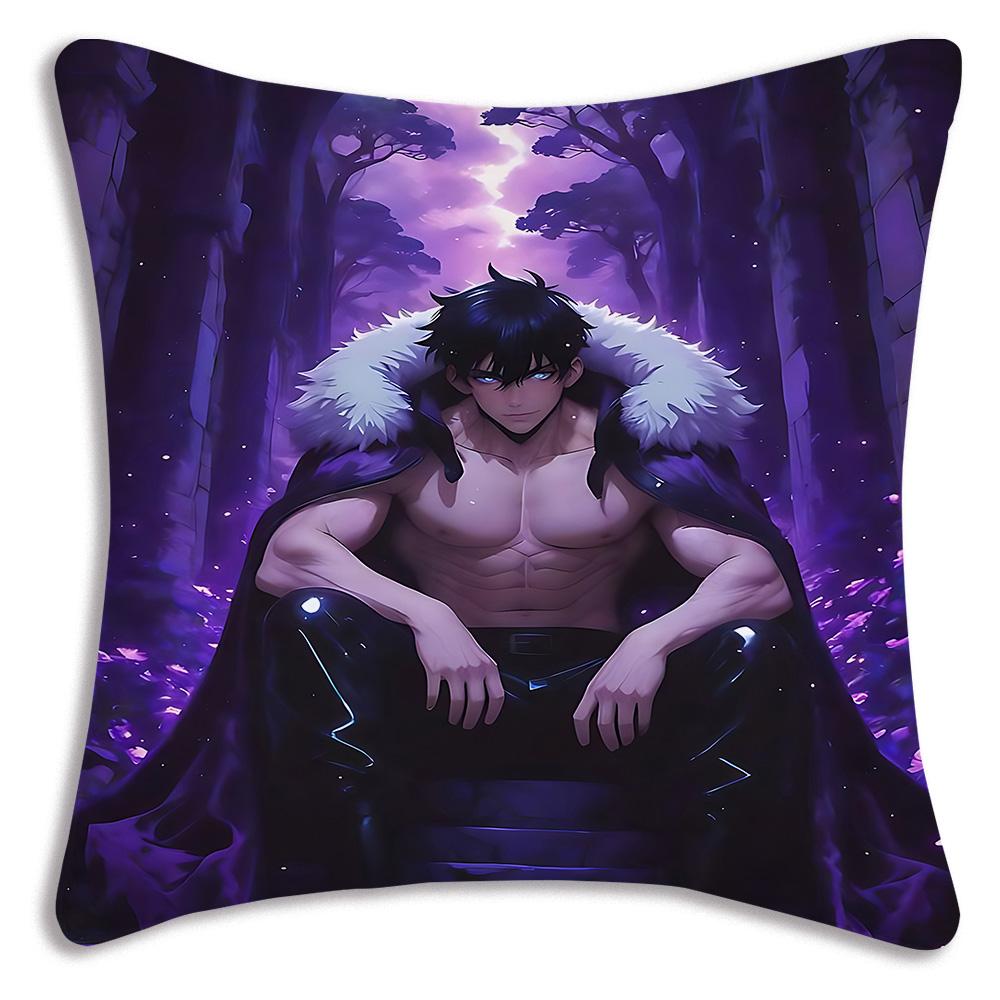 Cartoon Cool Solo For Levelings Pillow Covers Cartoon Sofa Decorative Home Double-sided Printing Short Plush Cute Cushion Cover