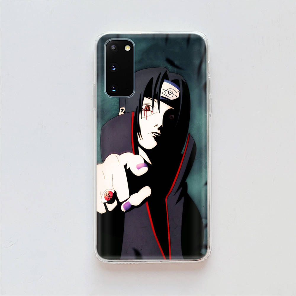 AD89 Naruto Itachi Clear Case for Samsung A04 A14 A23 A34 A54 M23 M33 M52 M53 Realme 10 9 C30S C35 C55 VIVO Y02 Y21 Y33S Y51 X80 V25 Cover