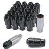 20 Pcs Wheel Lug Nuts Screw Racing Aluminium Alloy Theft Prevention Wheel Bolts Wheel Studs M12x1.5/1.25 50MM for Most Cars