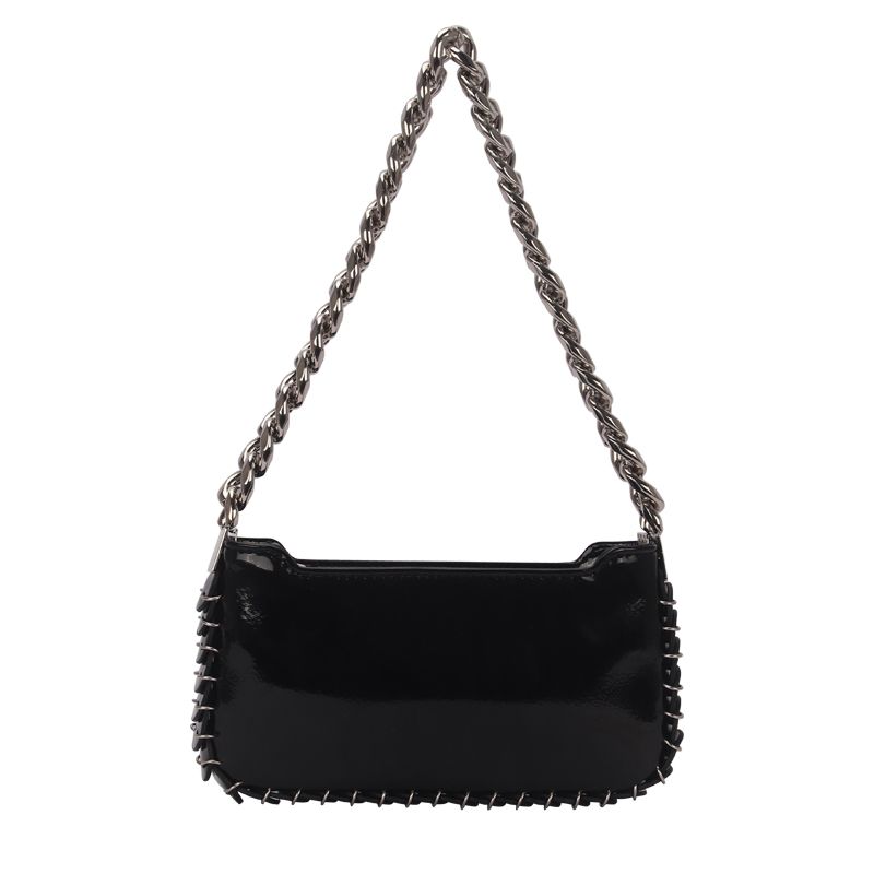 Women Bag 2023 Fashion New Luxury Y2K Coarse Chain Shoulder Bag Handbag Purse Casual Zipper Girls Bag Euro-America Style