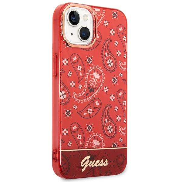 Guess Guhcp14Mhgbnhr Iphone 14 Plus / 15 Plus 6.7 Czerwony/Red Hardcase Bandana Paisley