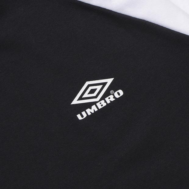 UMBRO Hbl Og Side Diamond Women'S V-Neck Short Sleeve T-Shirt Black (Uq322Crs81)