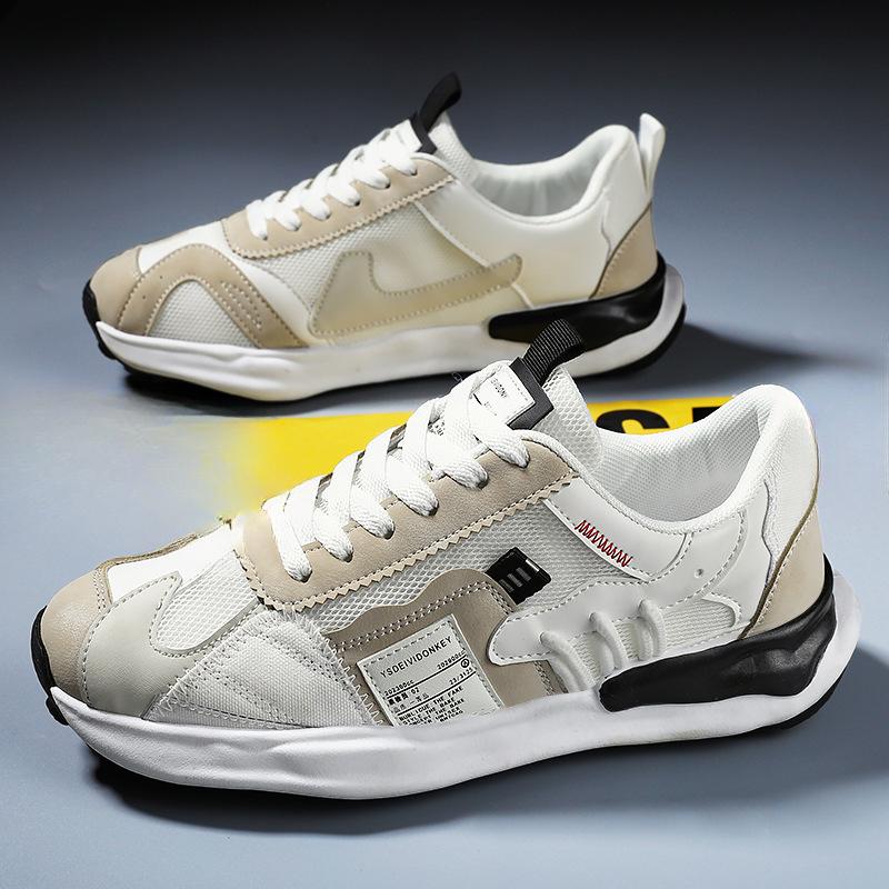 

Мужская обувь Весна Дышащая сетчатая спортивная повседневная беговая дорожная папина универсальная модная обувь 44