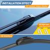GSPSCN OEM QUALITY 26''+16'' Premium Original Replacement Windshield Wiper Blades,Quiet and Durable Stable High Performance All-Season Auto Wiper