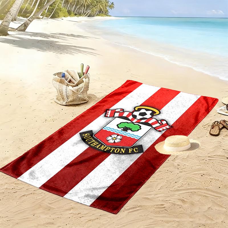 Southampton Print Strandtuch, Großes Weiches Schnelltrocknendes Handtuch für Strand Camping Schwimmen