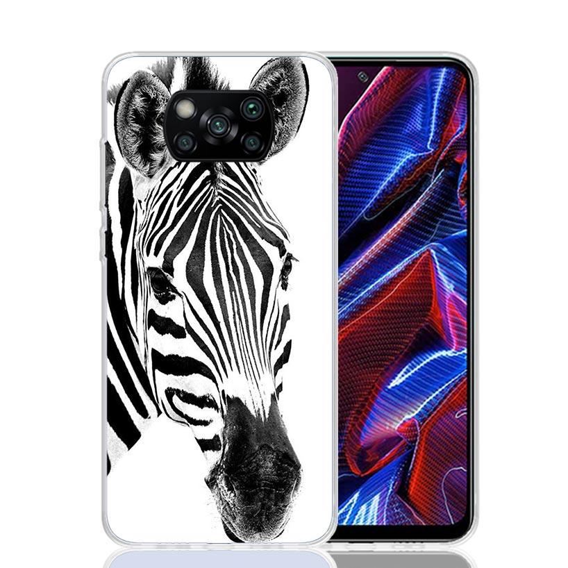 Zebra Stripe Black White Case Phone Cover for Xiaomi Redmi Note 10 9 9S 8 8T 7 5 Pro Mi 12T 11T 10T 9T 12 11 Lite A3 A2 Trend Fu