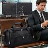 Chao Niu Herren Reisetasche aus echtem Leder mit Schuhfach - Umhänge- Sport- Schultertasche