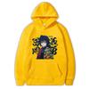 Japońskie anime Kimetsu no Yaiba Wzór Tomioka Giyuu Nadrukowana męska bluza z kapturem Bluza z długim rękawem Unisex Streetwear
