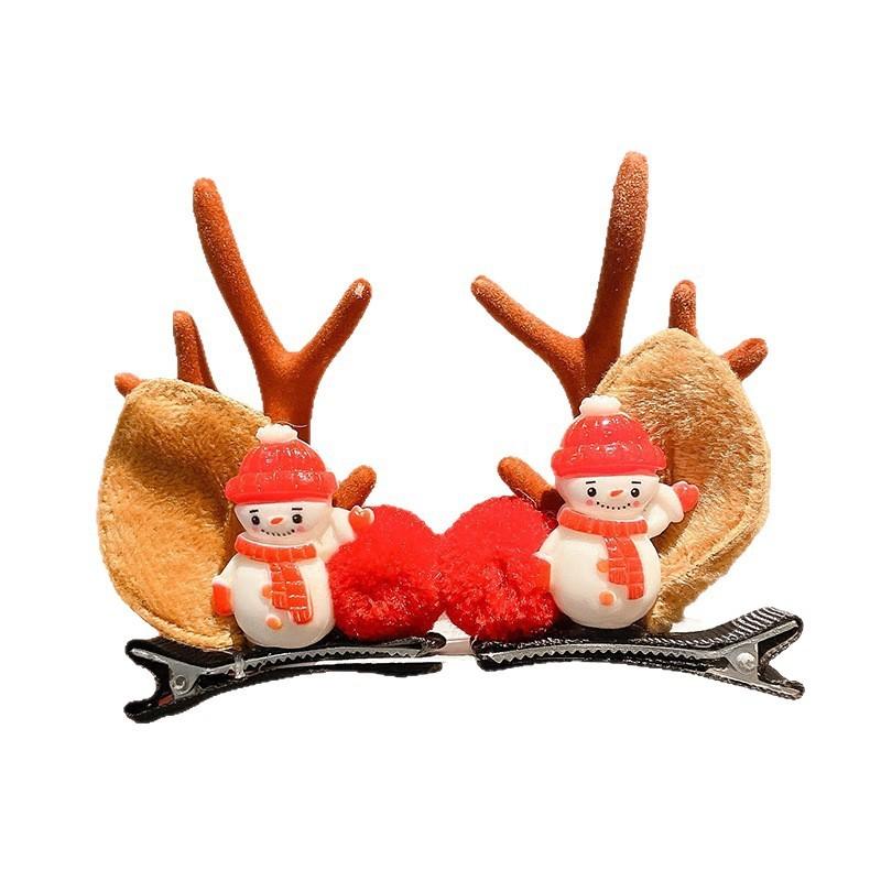 

Christmas Hair Accessories, Cute Christmas Decoration Gifts, Knitted Woolen Hair Clips, Bangs Clips, Hair Clips, Headwear, Clips, Headwear. One Size коричневый
