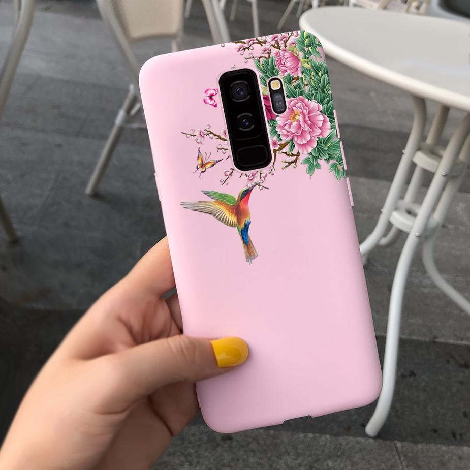 For Samsung Galaxy S9 S9+ Case Cute Fashion Cartoon Girls Cover Silicone Soft TPU Phone Case For Samsung S9 Plus S9+ Fundas Capa
