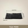 Frosted Black Melamine Rectangular Plate
