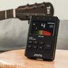 Tuner & Metronome – Chromatic/Guitar/Bass/Violin/Ukulele Modes, 30-260bpm, Voice Beat, Rechargeable, with Pickup