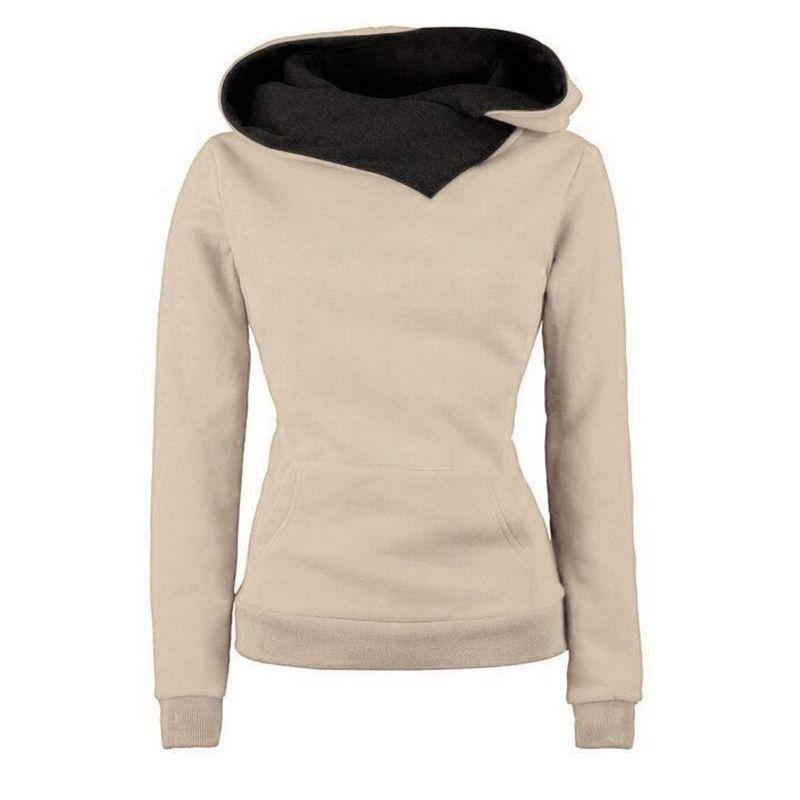 Stylish Women's Hooded Pullover Coat Tops Perfect For Autumn And Winter Seasons