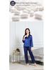 Women's Long Sleeve Silk Pajama Set - 100% Mulberry, Versatile for Spring/Summer, Indoor/Outdoor Wear