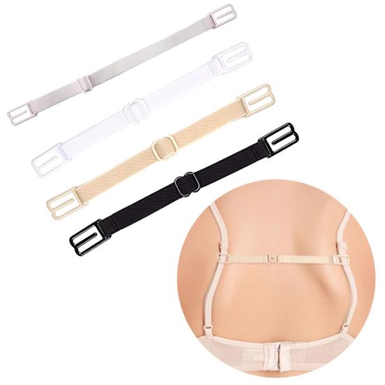 Women Non Slip Elastic Bra Strap Holder Adjustable Band Buckle Racer Back Clip