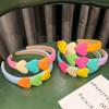 Girls Cute Heart Sponge Hairbands Children Sweet Hair Decorate Headband Hair Hoop Kids Fashion Hair Accessories