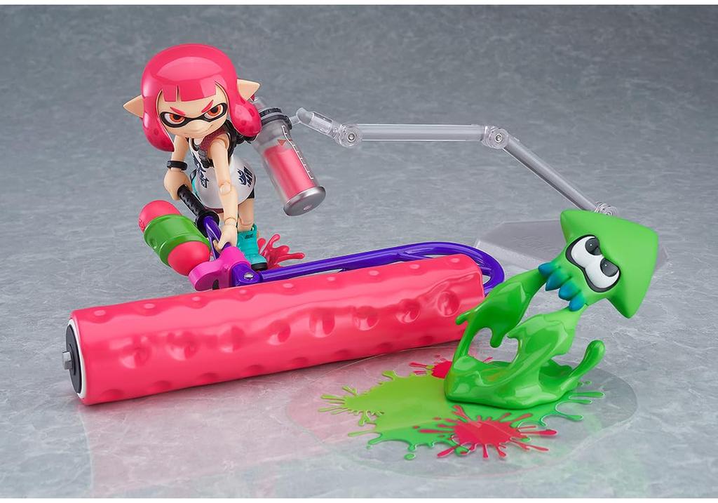 Figma 2 Flicka DX Edition Plast Målad Ledad Figur Splatoon/Splatoon Icke-skala (Återutgivning)