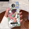 Für Motorola Moto Z3 Play XT1929 Hülle Klar Luxus Niedlich Liebeshase Lustig TPU Weiches Silikon Handyhülle Moto Z3 Play Rückabdeckung