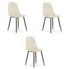 Asti Chair - Beige Velvet X 3