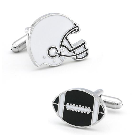 Igame Football Cuff Links Quality Brass Material Sport Series Basketball Cufflinks For Men Gift