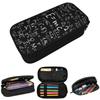 Math Formulas Numbers Pencil Case for Boy Girl School Pen Box Pencil Bag Stationery Supplies Pen Holder Bag