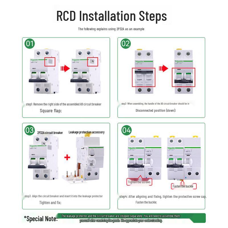 Schneider Electric Vigi iC65 ELE Residual Current Circuit Breaker