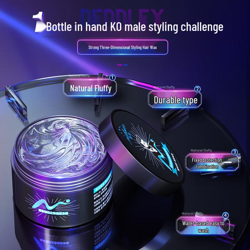 Cire Cheveux Mat Fixation Forte Moxiong