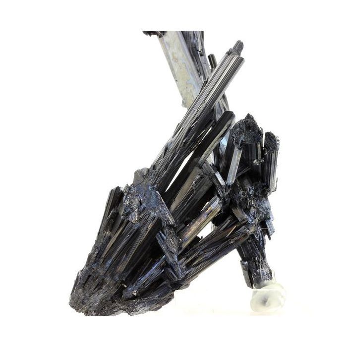 Pierres et Minéraux. Stibnite (21 cm). 1874.0 ct. Wuning Mine, Jiangxi, Chine.