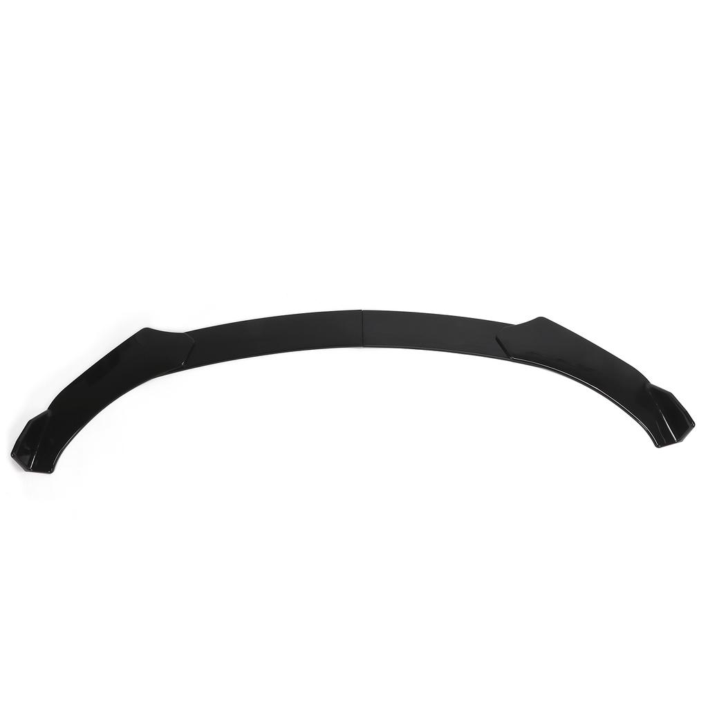 4PCS Front Bumper Lip Kit Spoiler Splitter Fourpart Form for Car Modification Front Bumper Protection(Glossy Black )