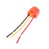 2 Stück/Set Keramik-Lampenfassung H4 für Auto mit 3 Löchern Kupferdraht Verkabelung Lampenstecker Auto-Scheinwerferlampenhalter Lichtstrahl-Sockelstecker