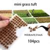 Miniature Shrubs Miniature Grass Cluster Terrain Model Kit Static Grass Tuft  Farmland House